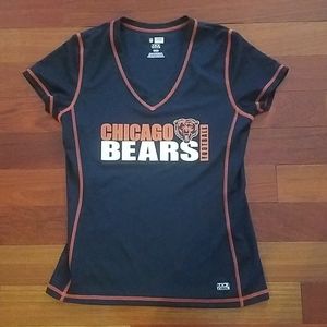NFL Team Apparel Womens V- neck Tee
